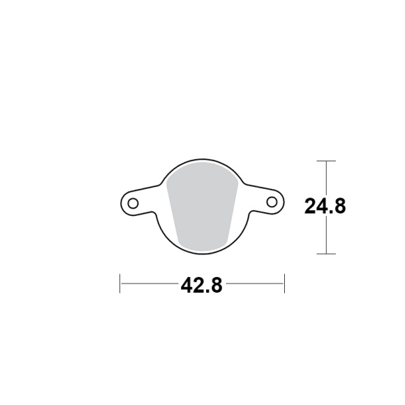 Motomaster Brake pad bicycle Organic: Magura Clara, Louis