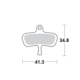 Motomaster Brake pad bicycle Sinter Sport: Avid Code