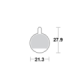 Motomaster Brake pad bicycle Organic: Clark CMD-8, CMD-11, CMD-16