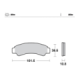 Motomaster Brake pads Nitro: ATV/UTV