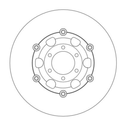 Motomaster Front disc Honda: CB500/550 SOHC