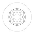 Motomaster Front disc Honda: CB500/550 SOHC