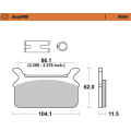 Motomaster Brake pad RoadPRO Sinter rear