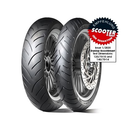 Dunlop Scootsmart 100/80-10 53L TL fr/r