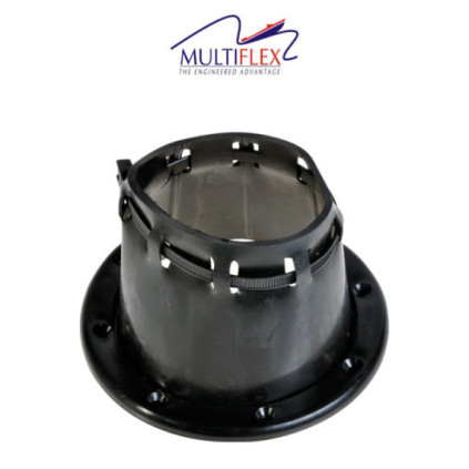 Steering Grommet black 150x75x90mm