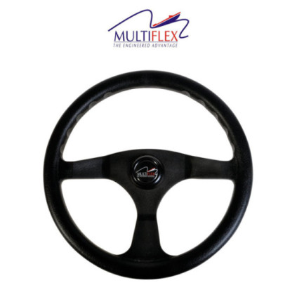 Steering Wheel Multiflex Alpha black 350mm
