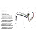 Bronco Hydraulic hose From pump 77-13000 08.2022->