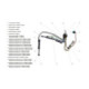 Bronco Hydraulic hose Stick boom Front 77-13000 ->08.2022