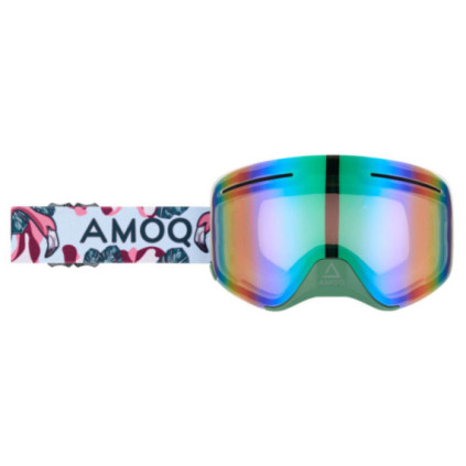 AMOQ Vision Vent+ Magnetic Goggles Tropical - Green Mirror