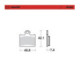 Moto-Master Brakepads KTM: SX 85 2011 >