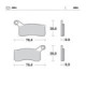 Moto-Master Brakepads KTM front: XC450/525 2008>, SX505 2010>