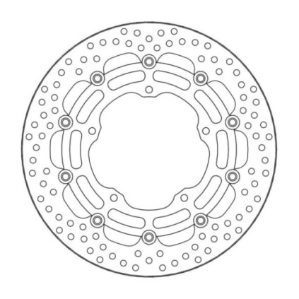 Moto-Master Halo Brakedisc front Yamaha: YZF R1 2015->