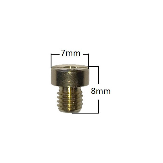 Main Jet, # 112 , Round, 5mm, Fits: Dellorto