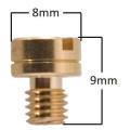Main Jet # 93 , Round, Fits: Mikuni