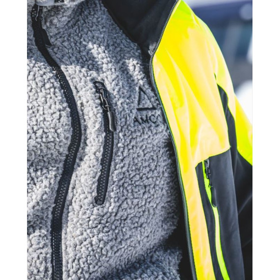AMOQ Polar Fleece Vest Gray