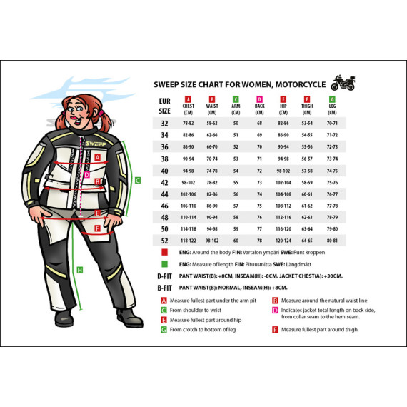 Sweep Textilejacket Adina WP Lady black