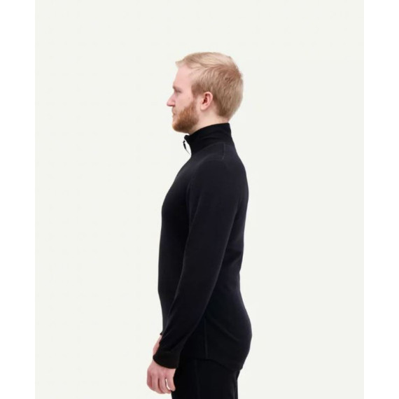 SVALA Merino Extreme Zip-Neck unisex black