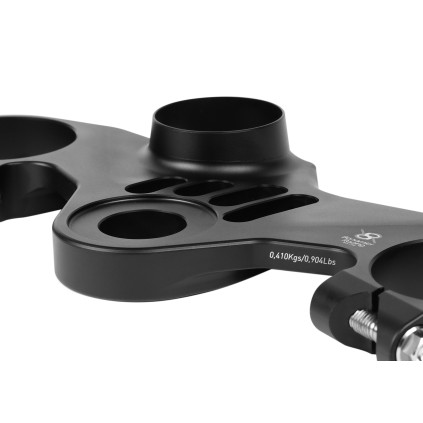 Aluminum top triple clamp BMW S 1000 RR “Street” 15-18 - BLACK