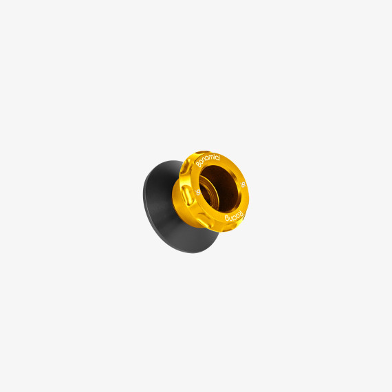 Aluminum swing arms spools ø6mm EVO standard - GOLD
