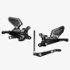 Aluminum rearsets Triumph Street Triple 765 S-R-RS  17-22