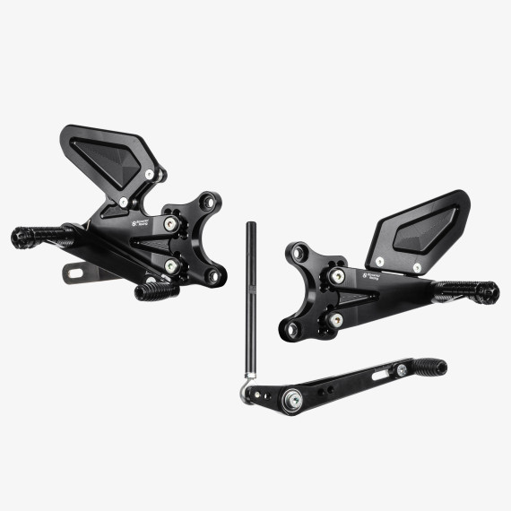 Aluminum rearsets Triumph Street Triple 765 S-R-RS  17-22