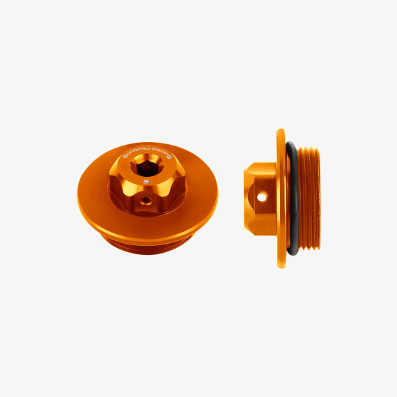 Aluminum oil cap for Kawasaki M30x1,5 - ORANGE