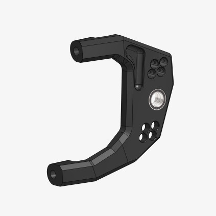 Aluminum back plate for DV2 - left side