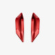 Aluminum Blocks mirror BMW S 1000 RR - M 1000 RR 19-23 RED