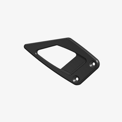 Aluminum heel plate for B005 - B006 - K018 - K019 - KT03 - right side