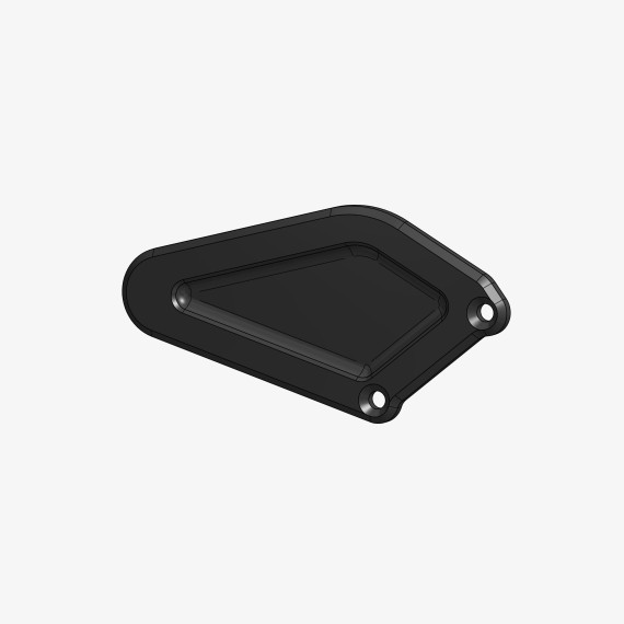 Aluminum heel plate for Y013 - right side