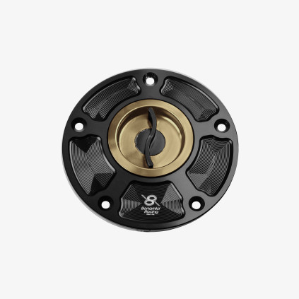 Aluminum tank cap for Kawasaki ZX-6R 07-17 - ZX-10R 06-20 - ER-6N - Z800 - Z1000 - BRONZE