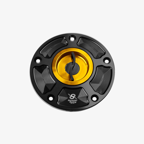 Aluminum tank cap for Kawasaki ZX-6R 07-17 - ZX-10R 06-20 - ER-6N - Z800 - Z1000 - GOLD