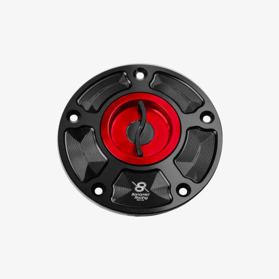 Aluminum tank cap for Kawasaki ZX-6R 07-17 - ZX-10R 06-20 - ER-6N - Z800 - Z1000 - RED