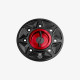 Aluminum tank cap for Kawasaki Ninja 400 - ZX-4R-RR 23-23 - ZX-6R 19-23 - ZX-10R 21-23 - Z650 - Z900 - RED