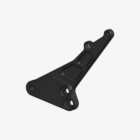 Aluminum plate for DV2 right side