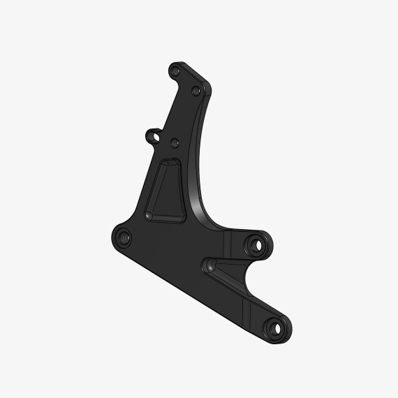Aluminum plate for H014 right side