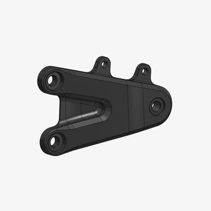 Aluminum plate for B007 - B008 - KT05 left side
