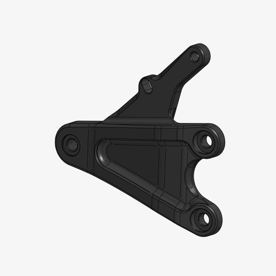 Aluminum plate for H015 - H016 right side