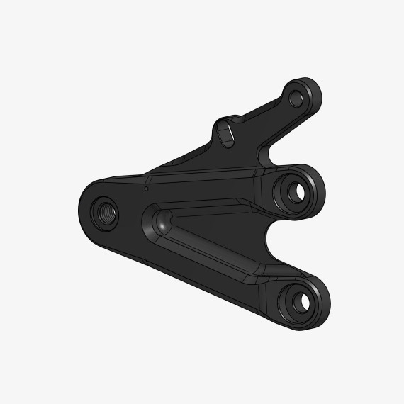 Aluminum plate for TH07 - TH08 right side