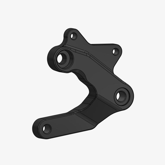 Aluminum plate for DSTR3 left side