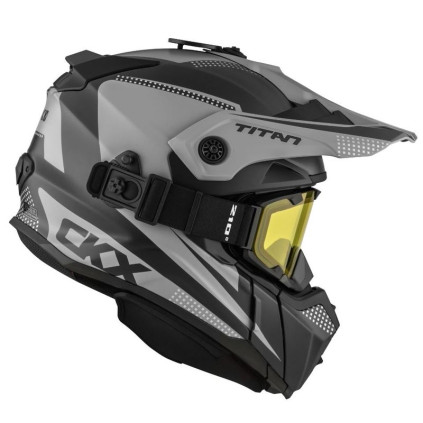 CKX Hjelm + Goggles TITAN Roost Matt Grey