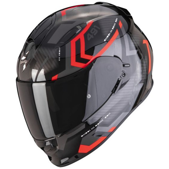 SCORPION Helmet EXO-491 Spin black/red