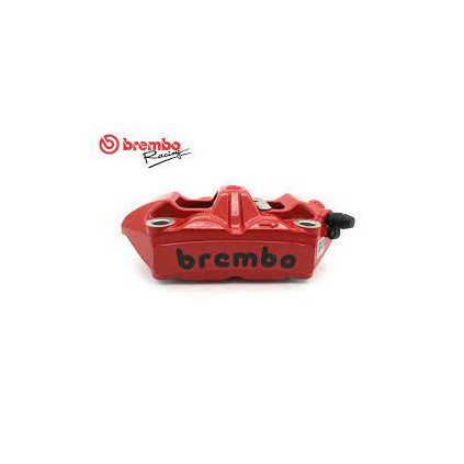 Brembo M4 100mm - red color_black logo - RH