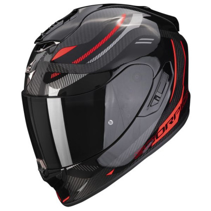 SCORPION Helmet EXO-1400 Evo AIR Carbon Kydra black/red