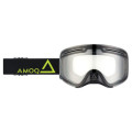 AMOQ Vision Vent+ Magnetic Goggles Black-HiVis - Clear