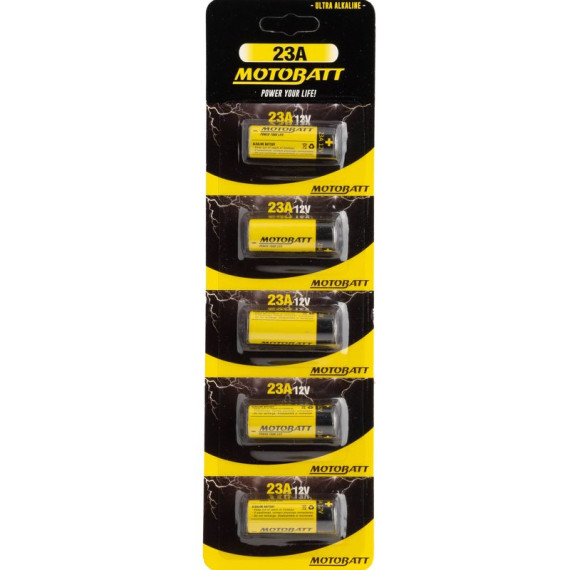 Motobatt 23A 12V Alkaline battery (5pcs)