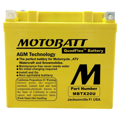 Motobatt battery, MBTX20U