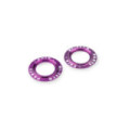 Puig Kit Rings Anodized Front Fork Protector C/Purple