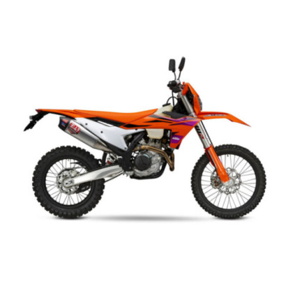 Yoshimura Slip-On KTM 500EXC-F/350EXC-F 2024 RS-12 Stainless w/ Alu muffler