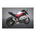Yoshimura Slip-On Bmw S1000Rr 17-19 Street Alpha T So Ti-Ti-Cf Works Finish